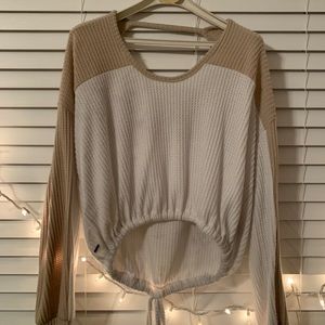 Hollister waffle top